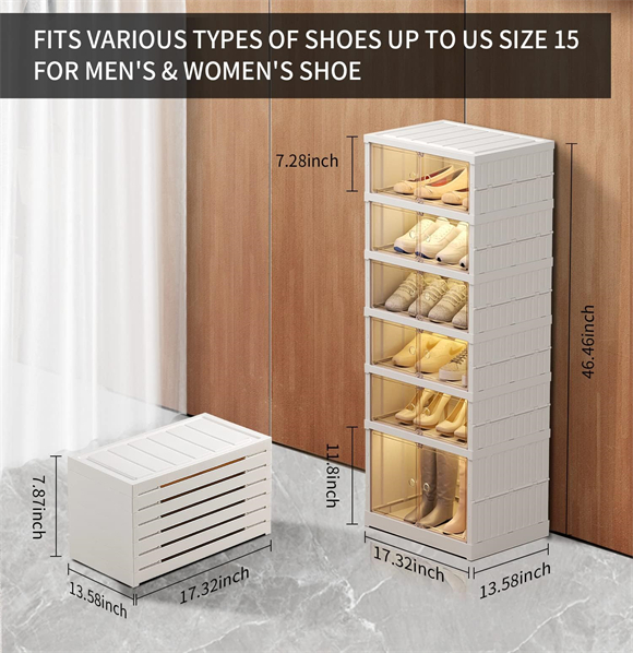 plastic shoe rack
